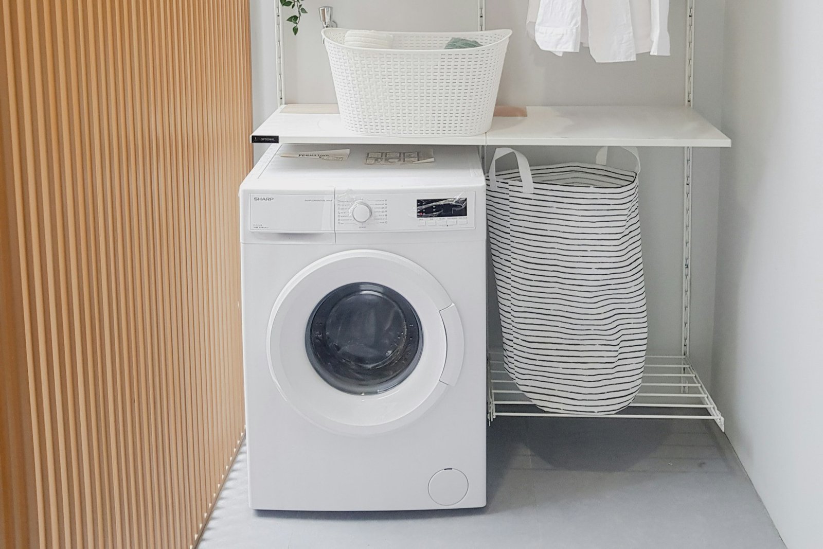 Wäschetrockner in einem gut belüfteten Hauswirtschaftsraum