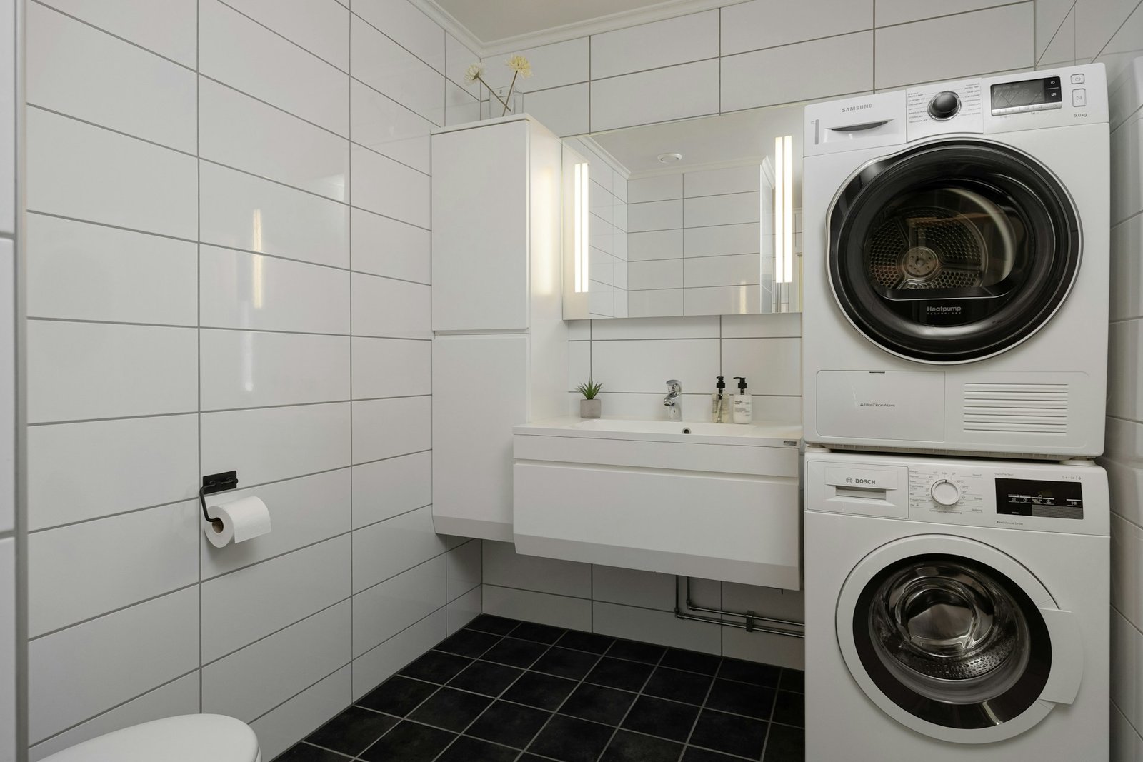 Trockner wird gereinigt