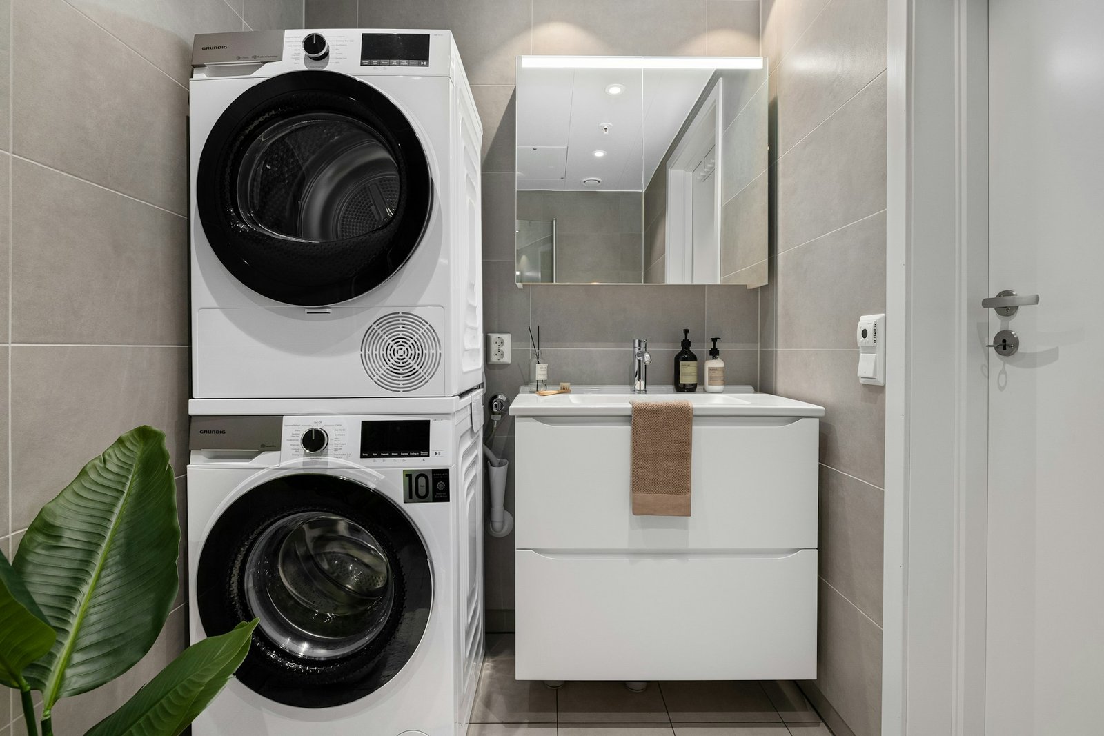 Trockner wird gereinigt